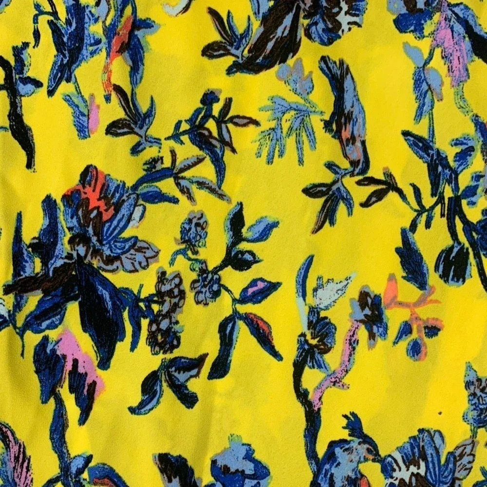 DIANE VON FURSTENBERG Tati Dress in Fauna Toile‎ Early Light Size 6